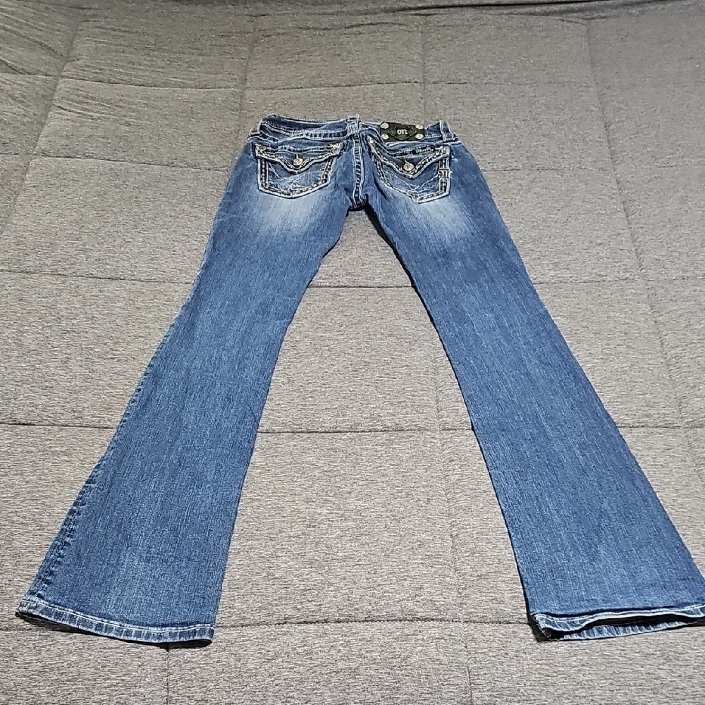 Miss Me Signature-Rise Boot Size 25 Women's Blue Jeans